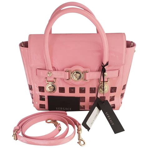 versace collection schuhe weiß|versace pink shopping bag.